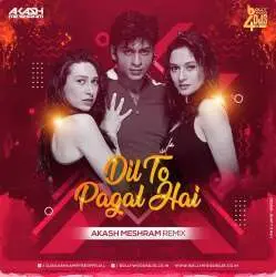 Dil To Pagal Hai Remix Poster